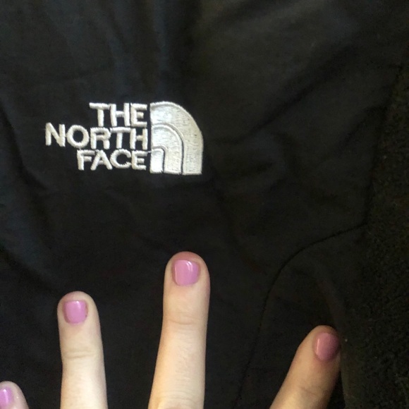 Black north face jacket w/hood - Picture 2 of 5